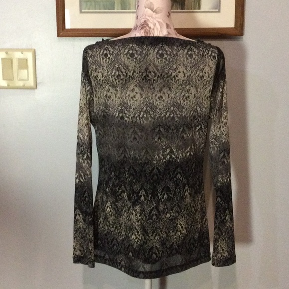 Axcess Black & White Blouse - Picture 2 of 6